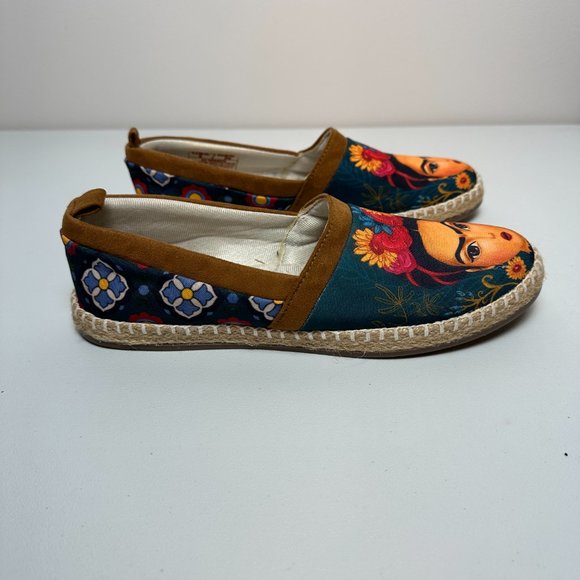 Chula Mexican colorful Espadrilles Flats size 8 - Picture 4 of 10
